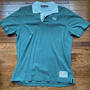 EUC Green Canterbury of New Zealand Rugby Polo